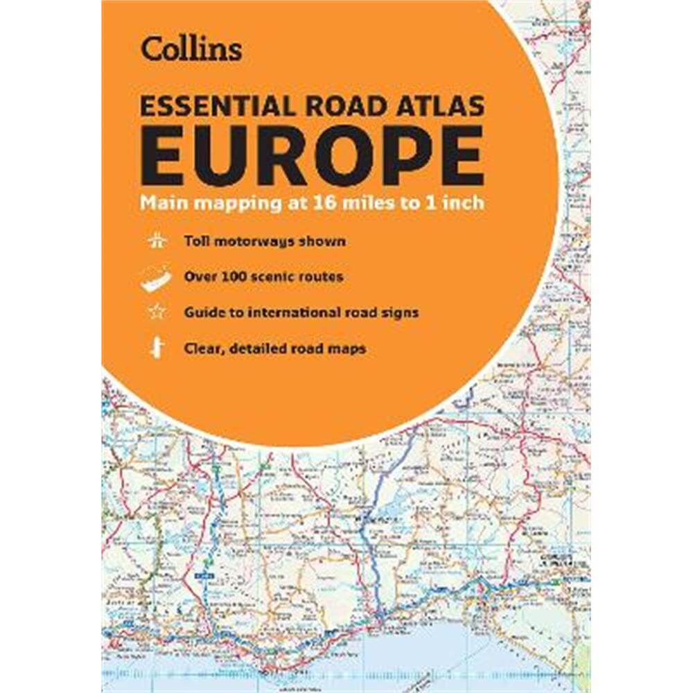 Collins Essential Road Atlas Europe: A4 Paperback (Paperback) - Collins Maps